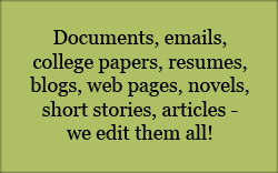 grammar check documents, papers, emails, web pages, and books